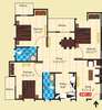 Triveni Nilu Enclave floor plan layout